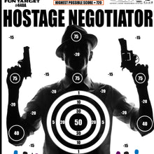 Load image into Gallery viewer, HOSTAGE NEGOTIATOR - Shoot For Life Mobile App Target - 440A