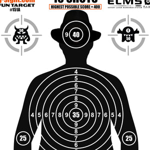 THE ORIGINAL 10 SHOT - Shoot For Life Mobile App Target - 151A