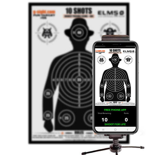 THE ORIGINAL 10 SHOT - Shoot For Life Mobile App Target - 151A